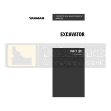 Yanmar Excavator ViO17 Operation Manual - Digital Download