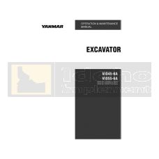 Yanmar ViO50-6A Excavator (SN 61381 & Above) Operation Manual - Digital Download