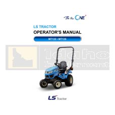 LS Tractor MT125 Operation Manual - Digital Download