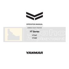 Yanmar Tractor YT347 Operation Manual - Digital Download