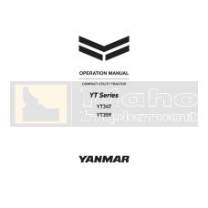 Yanmar Tractor YT359 Operation Manual - Digital Download