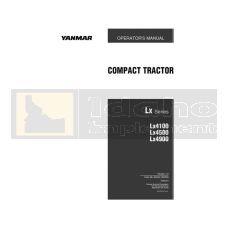 Yanmar Tractor LX-Series Operation Manual - Digital Download