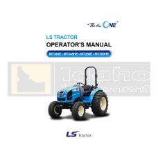 LS Tractor MT3E Operation Manual - Printed Hard Copy - FREE Shipping