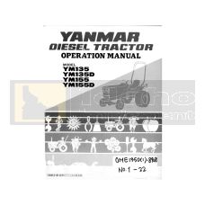 Yanmar Tractor YM155 Operation Manual - Printed Hard Copy - FREE Shipping