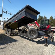 16' x 83" RawMaxx Dump Trailer Model GDXK16BP14K