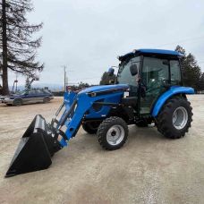 LS Model MT226HEC Tractor & Loader, Enclosed Cab, Heat & AC, 24.4HP Yanmar Diesel, 4x4, Hydrostatic Transmission