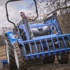LS Model MT473 Tractor & Loader, 73HP Diesel, 4x4, Synchro Shuttle Transmission