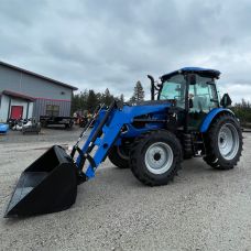 LS Model MT473C Tractor & Loader, Enclosed Cab, Heat & AC, 73HP Diesel, 4x4, Power Shuttle Transmission