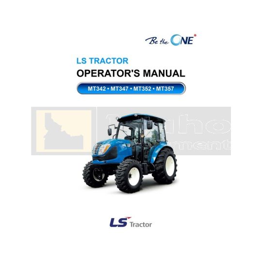 LS Tractor MT352C Operation Manual - Digital Download