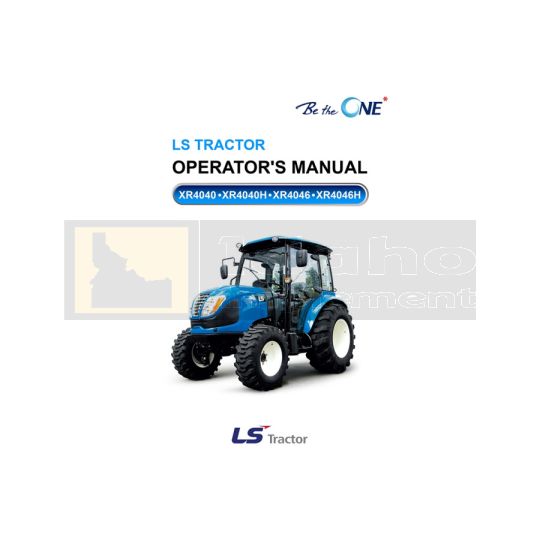 LS Tractor XR4000 Series Operators Manual - Digital Download