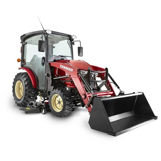 Yanmar Model YT235C Tractor & Loader, Enclosed Cab, Heat & AC, 34.2HP Yanmar Diesel, 4x4, Hydrostatic Transmission