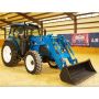 LS Model MT774CPS Tractor & Loader, Deluxe Cab, Heat & AC, 73.7HP Diesel, 4x4, Power Shuttle Transmission